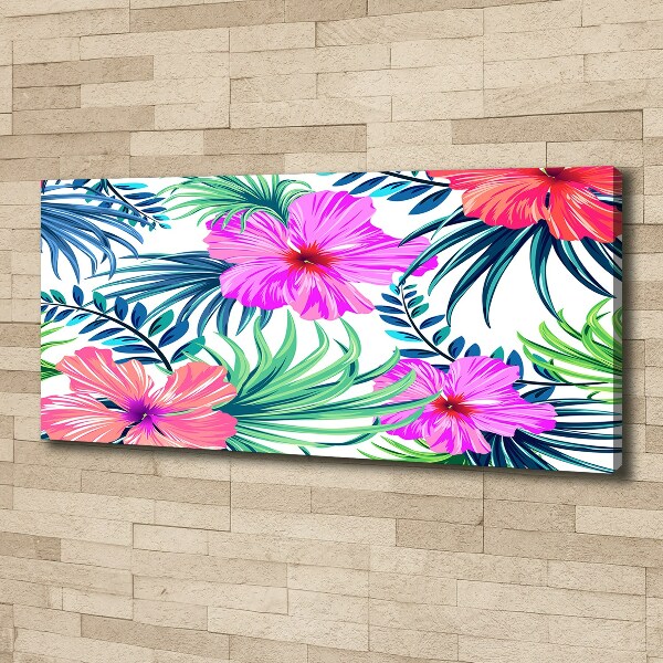 Foto op canvas Hawaiiaanse bloemen