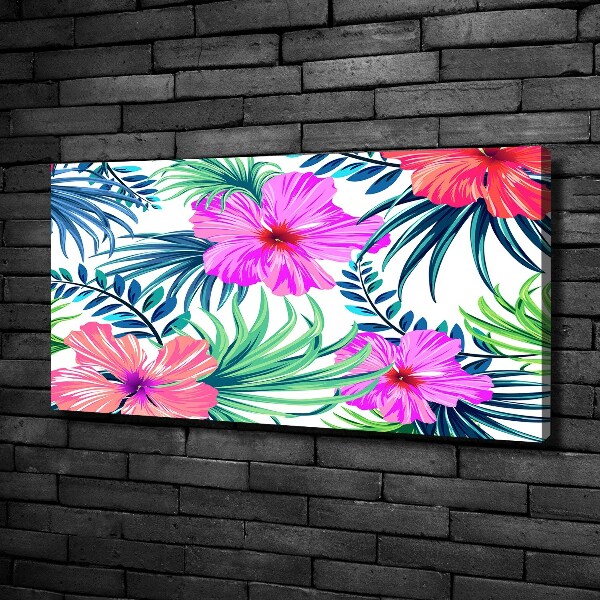 Foto op canvas Hawaiiaanse bloemen