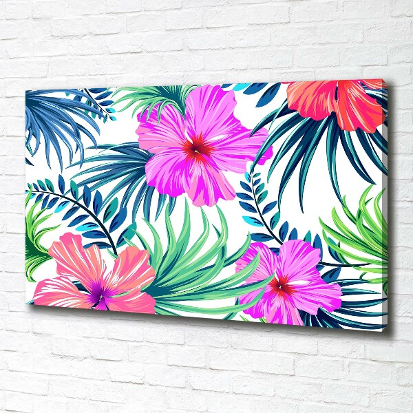 Foto op canvas Hawaiiaanse bloemen