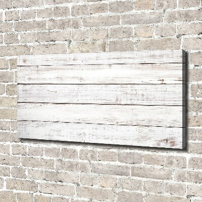 Canvas foto Houten muur