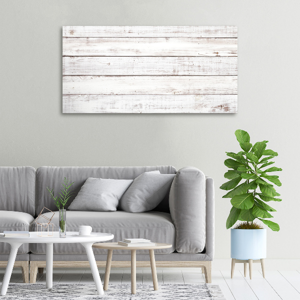 Canvas foto Houten muur