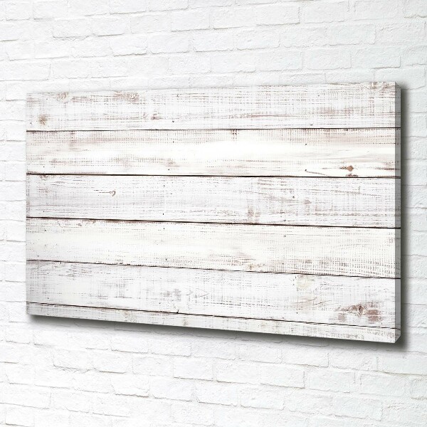 Canvas foto Houten muur