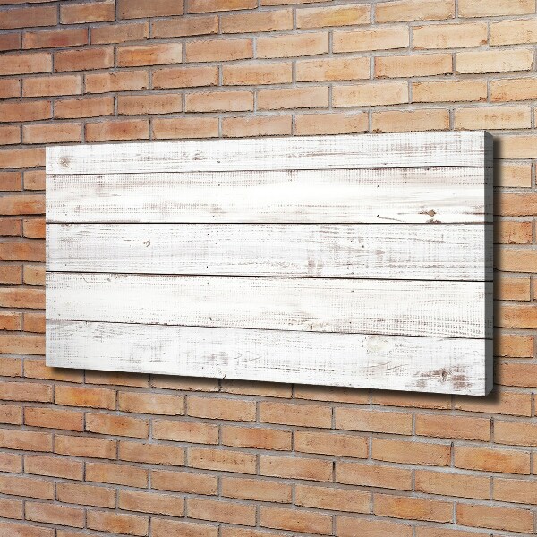 Canvas foto Houten muur