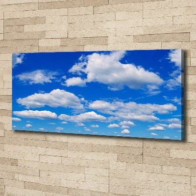 Schilderij op canvas Wolken aan de hemel