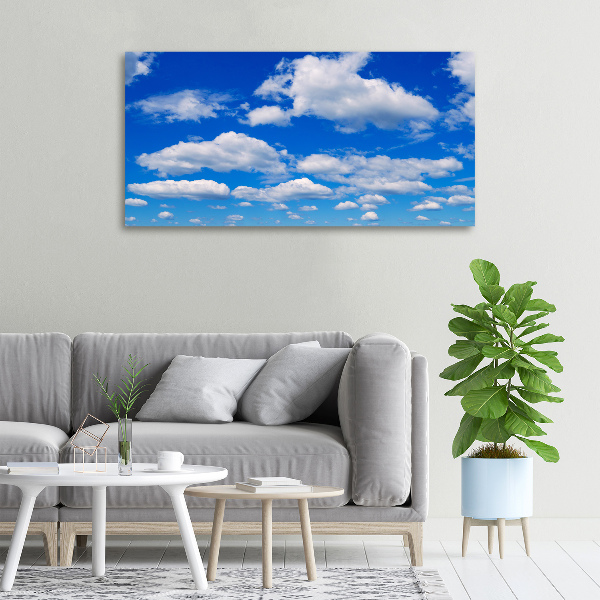 Schilderij op canvas Wolken aan de hemel
