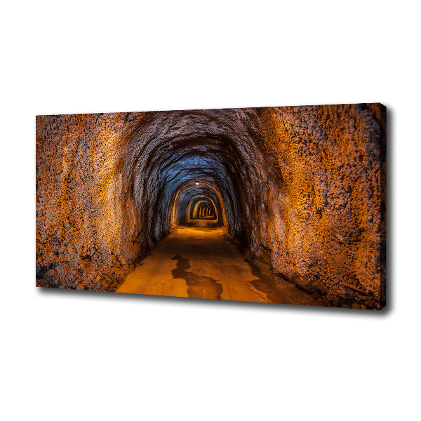 Foto canvas Ondergrondse tunnel