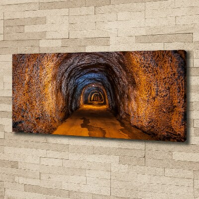Foto canvas Ondergrondse tunnel