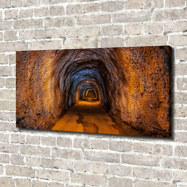 Foto canvas Ondergrondse tunnel