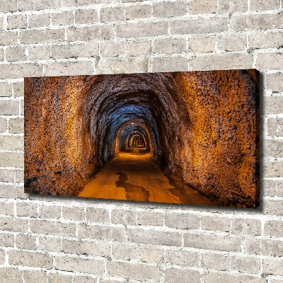 Foto canvas Ondergrondse tunnel