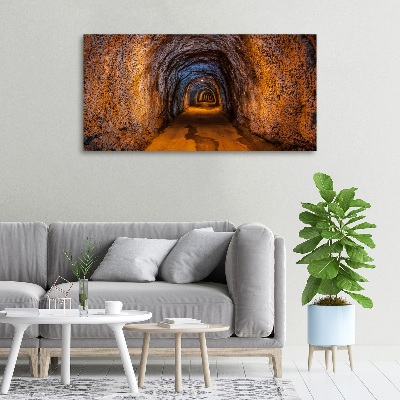 Foto canvas Ondergrondse tunnel