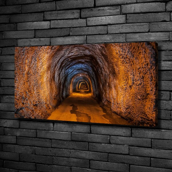Foto canvas Ondergrondse tunnel