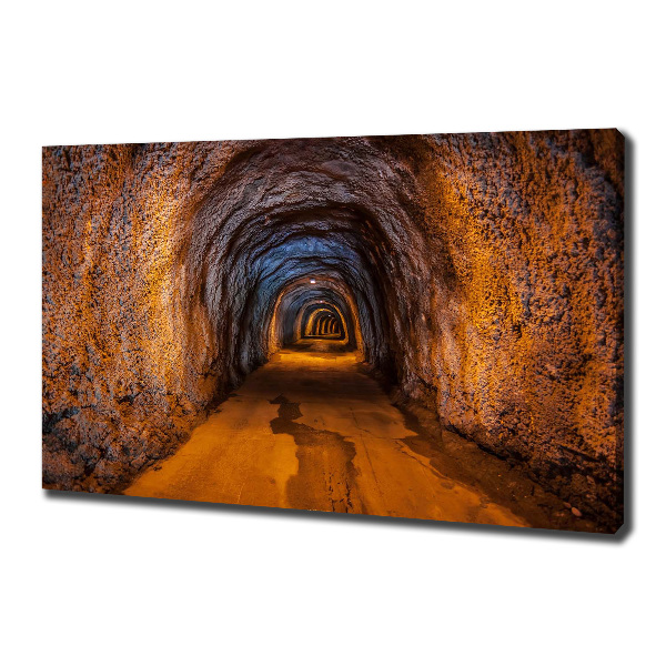 Foto canvas Ondergrondse tunnel