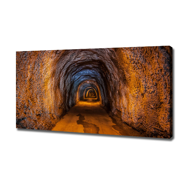 Foto canvas Ondergrondse tunnel