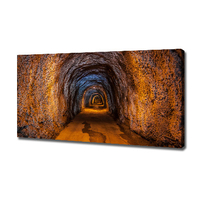 Foto canvas Ondergrondse tunnel
