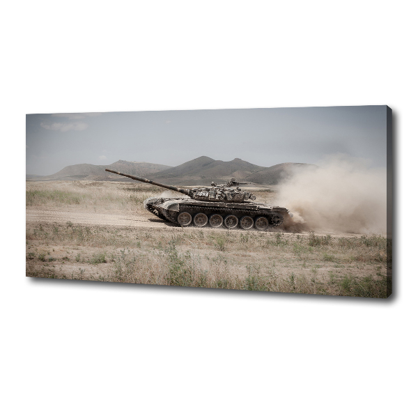 Foto op canvas Tank in de woestijn