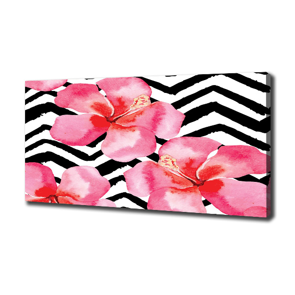 Foto canvas Hawaiiaanse bloemen