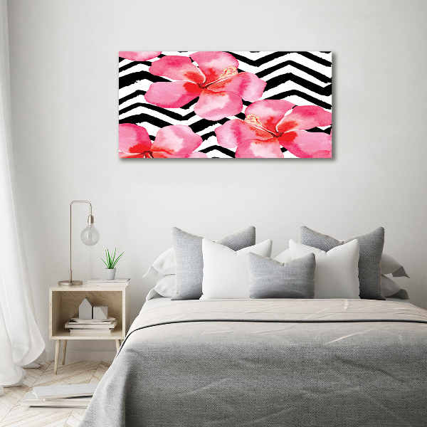 Foto canvas Hawaiiaanse bloemen