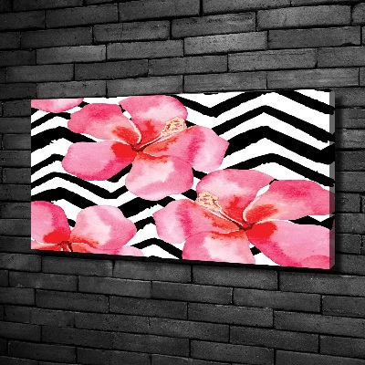 Foto canvas Hawaiiaanse bloemen