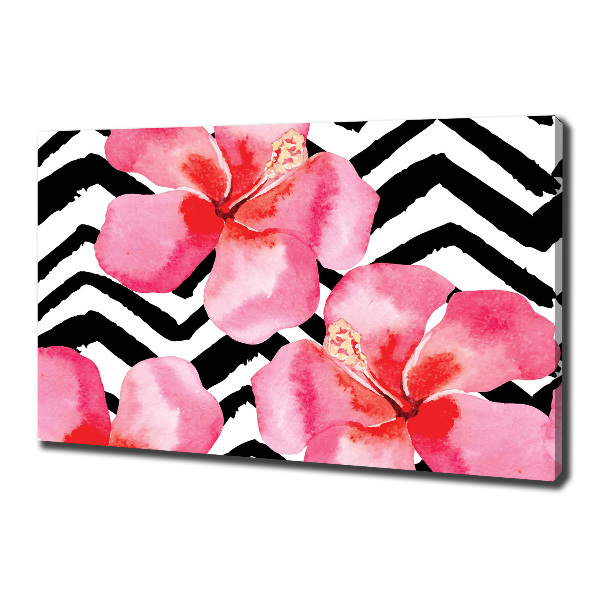 Foto canvas Hawaiiaanse bloemen