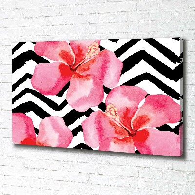 Foto canvas Hawaiiaanse bloemen
