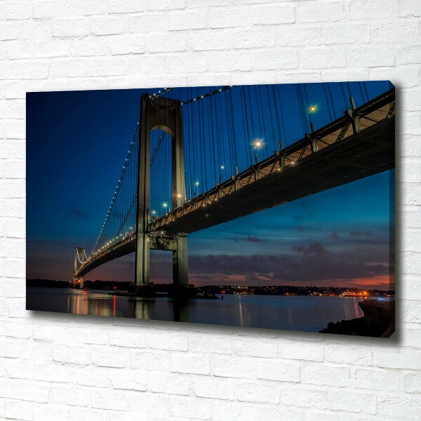 Canvas schilderij Brooklynbrug