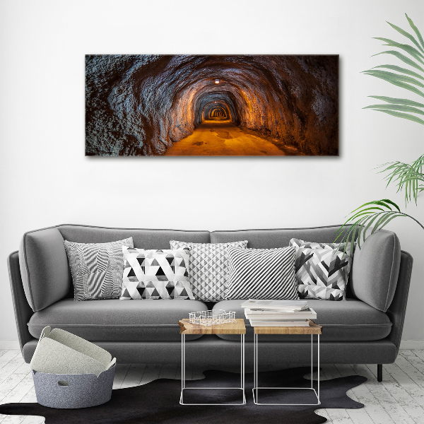 Schilderij op canvas Ondergrondse tunnel
