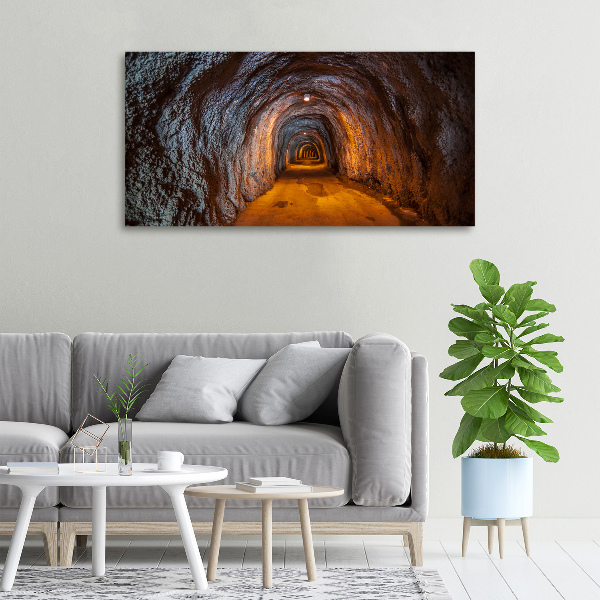 Schilderij op canvas Ondergrondse tunnel