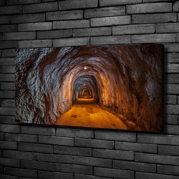 Schilderij op canvas Ondergrondse tunnel