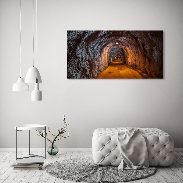 Schilderij op canvas Ondergrondse tunnel