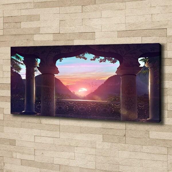 Schilderij op canvas Oosterse architectuur