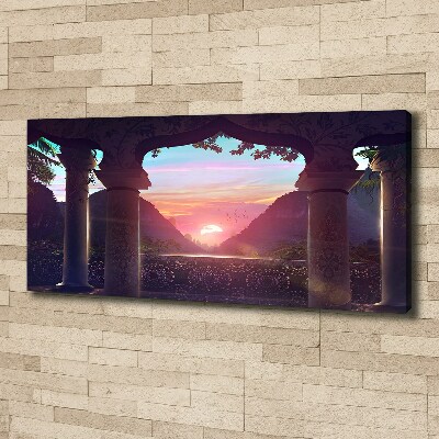 Schilderij op canvas Oosterse architectuur