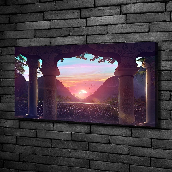 Schilderij op canvas Oosterse architectuur