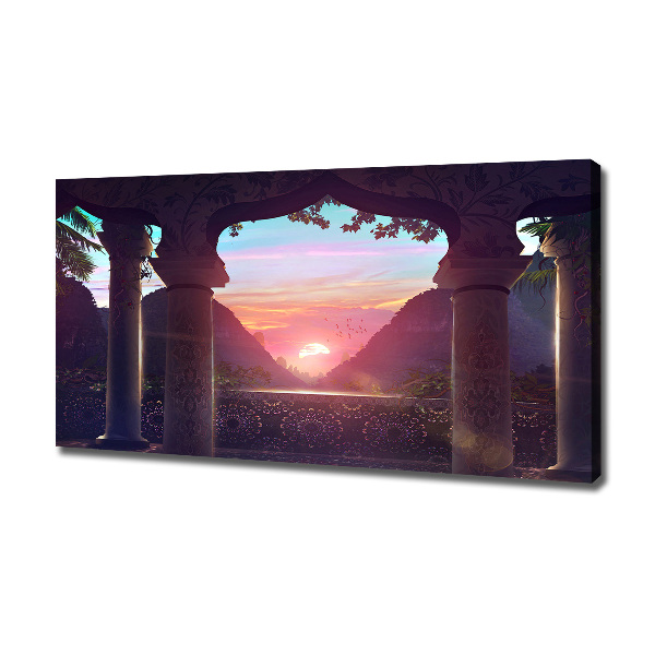 Schilderij op canvas Oosterse architectuur