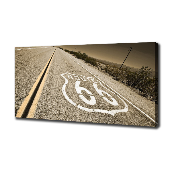 Schilderij op canvas Weg in Californië