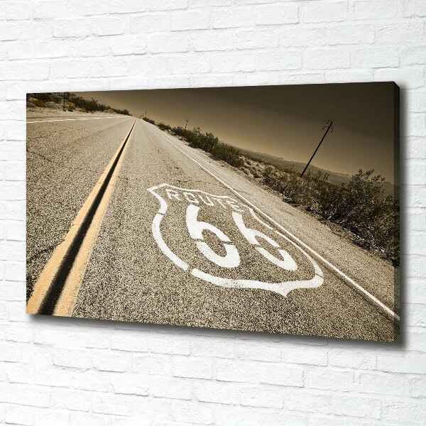 Schilderij op canvas Weg in Californië