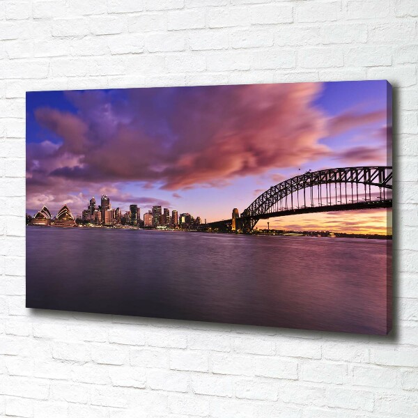 Canvas foto Sydney Bridge