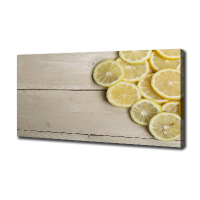 Foto canvas Citroenhout