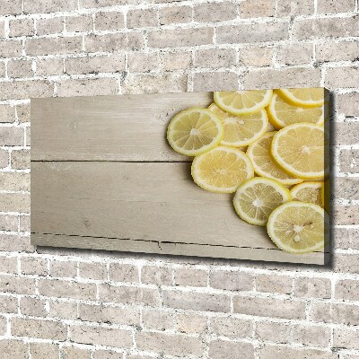 Foto canvas Citroenhout