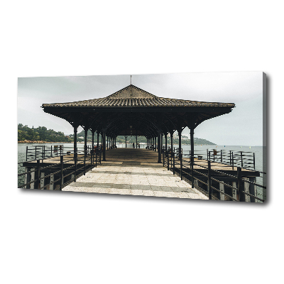 Canvas schilderij Hong Kong Pier