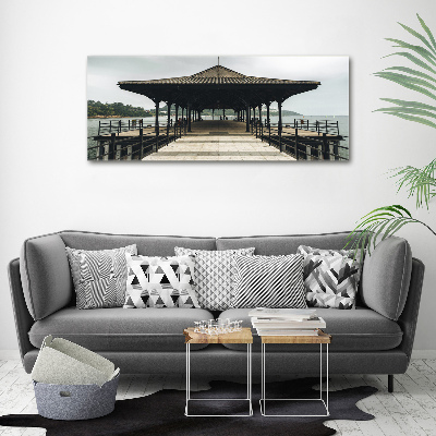 Canvas schilderij Hong Kong Pier