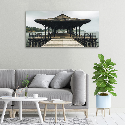Canvas schilderij Hong Kong Pier