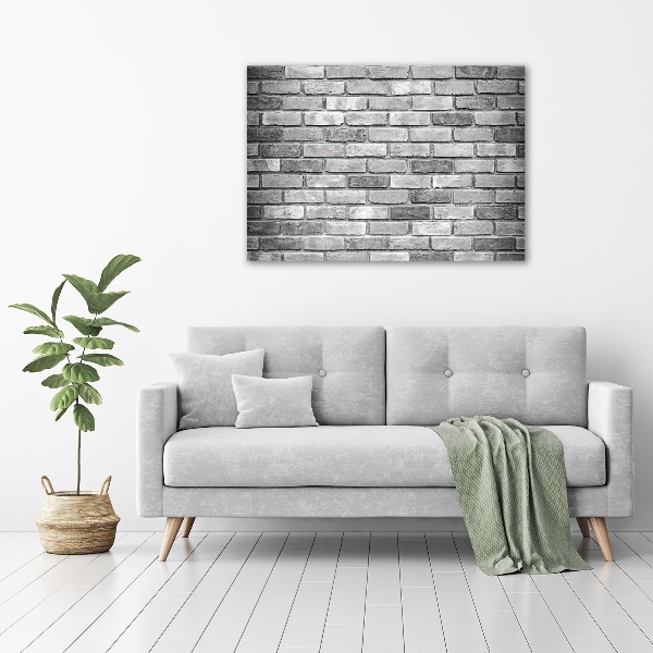 Foto canvas Bakstenen muur