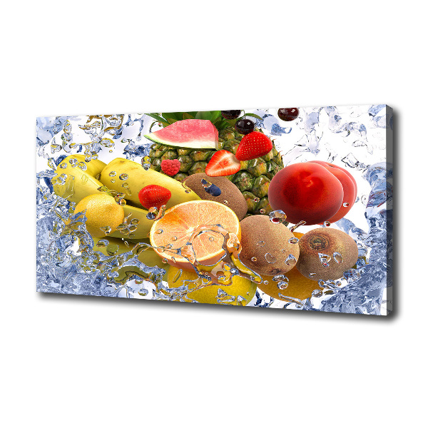 Foto op canvas Fruit en water
