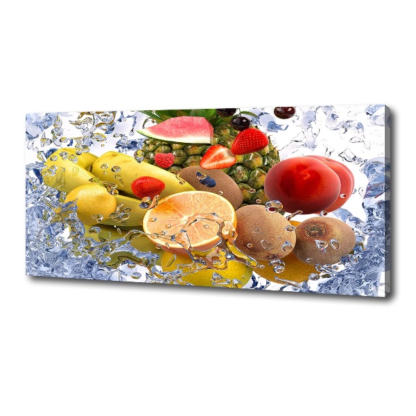 Foto op canvas Fruit en water