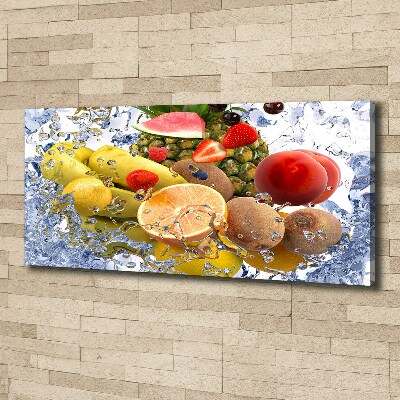 Foto op canvas Fruit en water