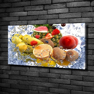 Foto op canvas Fruit en water