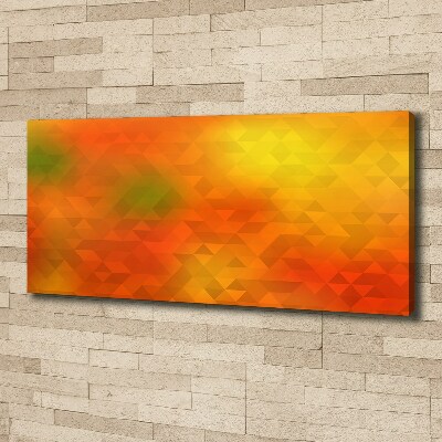 Canvas schilderij Abstracte driehoeken