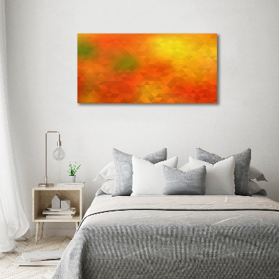 Canvas schilderij Abstracte driehoeken