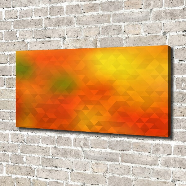 Canvas schilderij Abstracte driehoeken