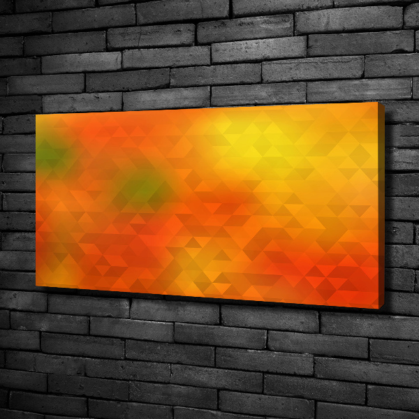 Canvas schilderij Abstracte driehoeken